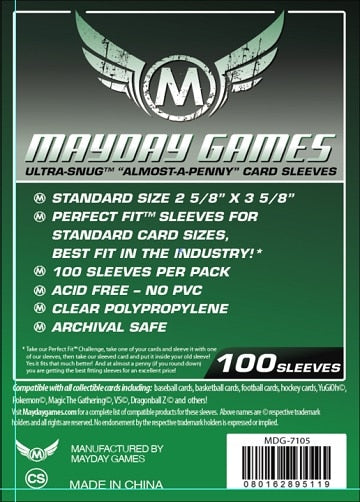 MDG7105 Perfect Fit 2 5/8" X 3 5/8" 100 Sleeves image 0