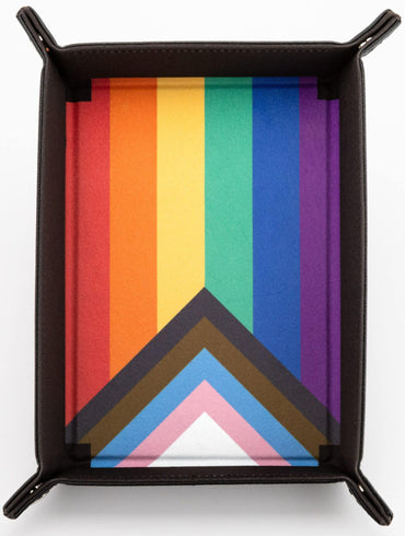 Fanroll Pride Progress Flag Dice Tray image 0