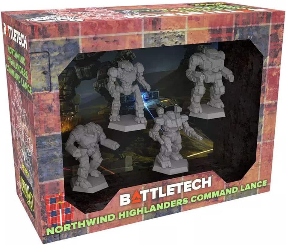 Battletech Northwind Highlanders Command Lance image 0