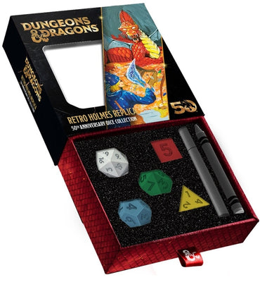 D&D 50th Anniversary Vintage Dice Set image 0