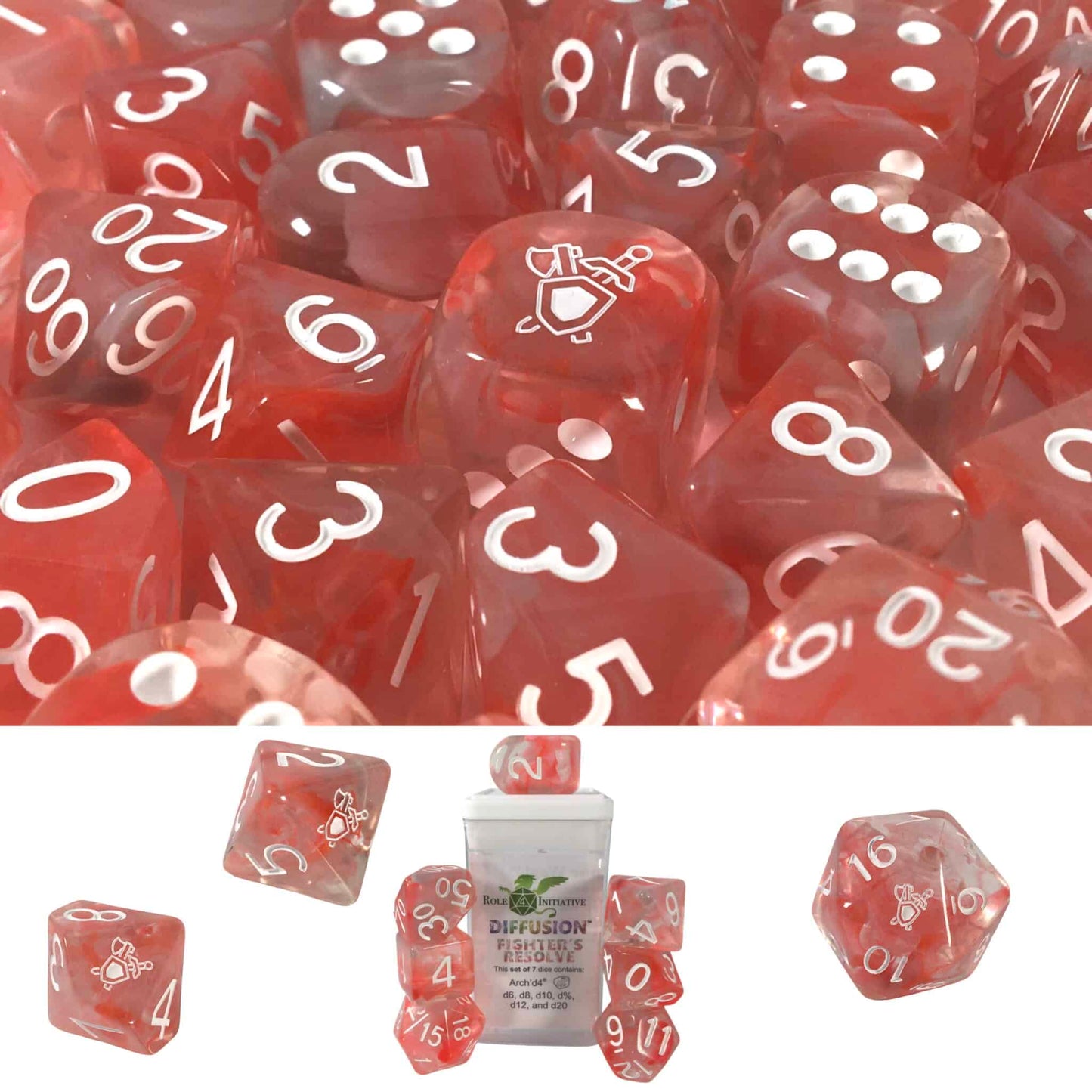 Role 4 Initiative Diffusion Fighter's Resolve Set of 7 image 0
