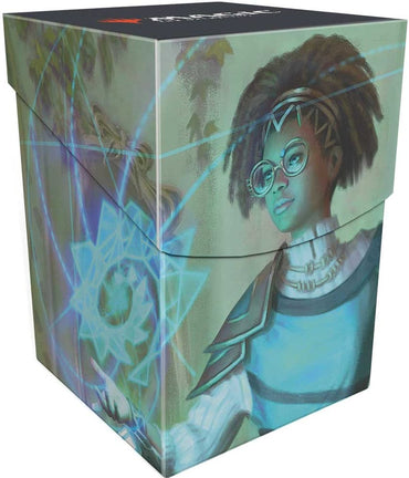 Ultra Pro Duskmourn Zimone, Mystery Unraveler 100ct Deck Box image 0