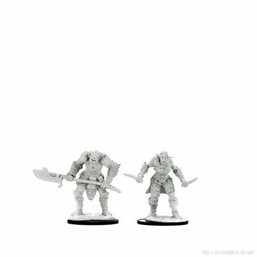 D&D Nolzur’s Marvelous Miniatures: Bugbear Barbarian Male & Bugbear Rogue Female 90311 image 1