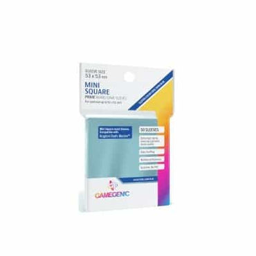 Gamegenic Prime Mini Square Sleeves (50ct) 53mm x 53mm image 0