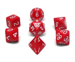 CHX25404 Red/White Poly Opaque image 0