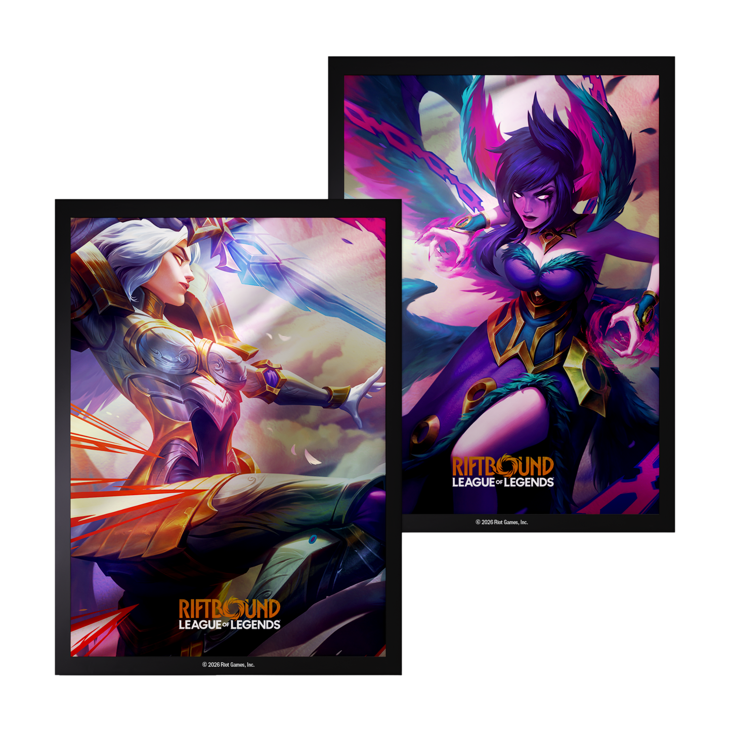 Riftbound Vendetta Art Sleeves: Kayle vs. Morgana