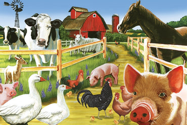 Farmyard Welcome 35PC Tray Puzzle image 0