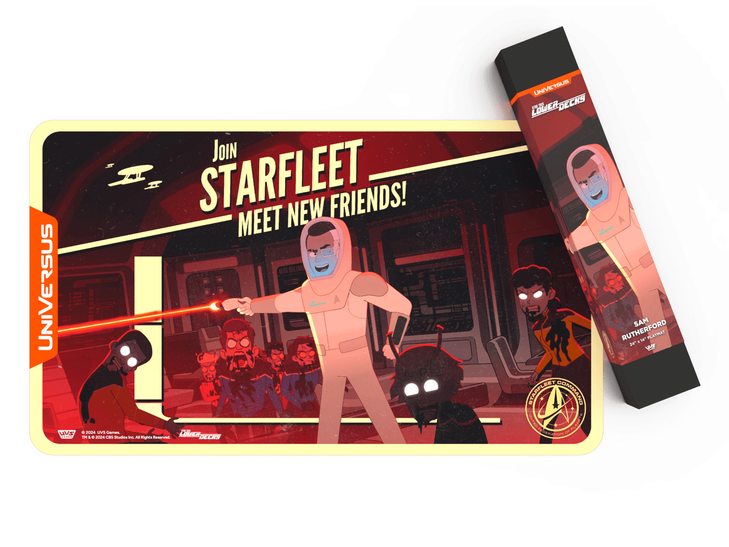 UVS Star Trek Lower Decks Rutherford Playmat image 0