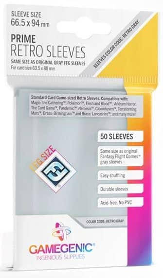 Gamegenic Prime Retro Sleeves (50ct) image 0