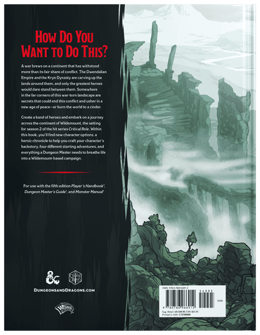 D&D 5.0 Explorer's Guide to Wildemount image 1