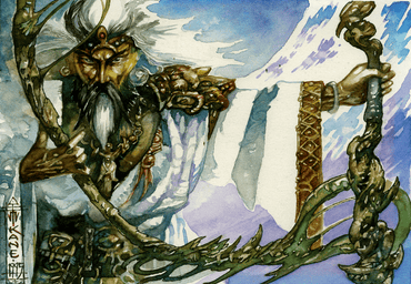 RKF Playmat MTG Elder Druid image 0