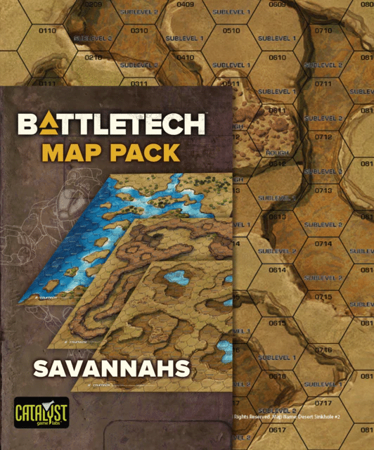 Battletech Savannah Map Pack image 0