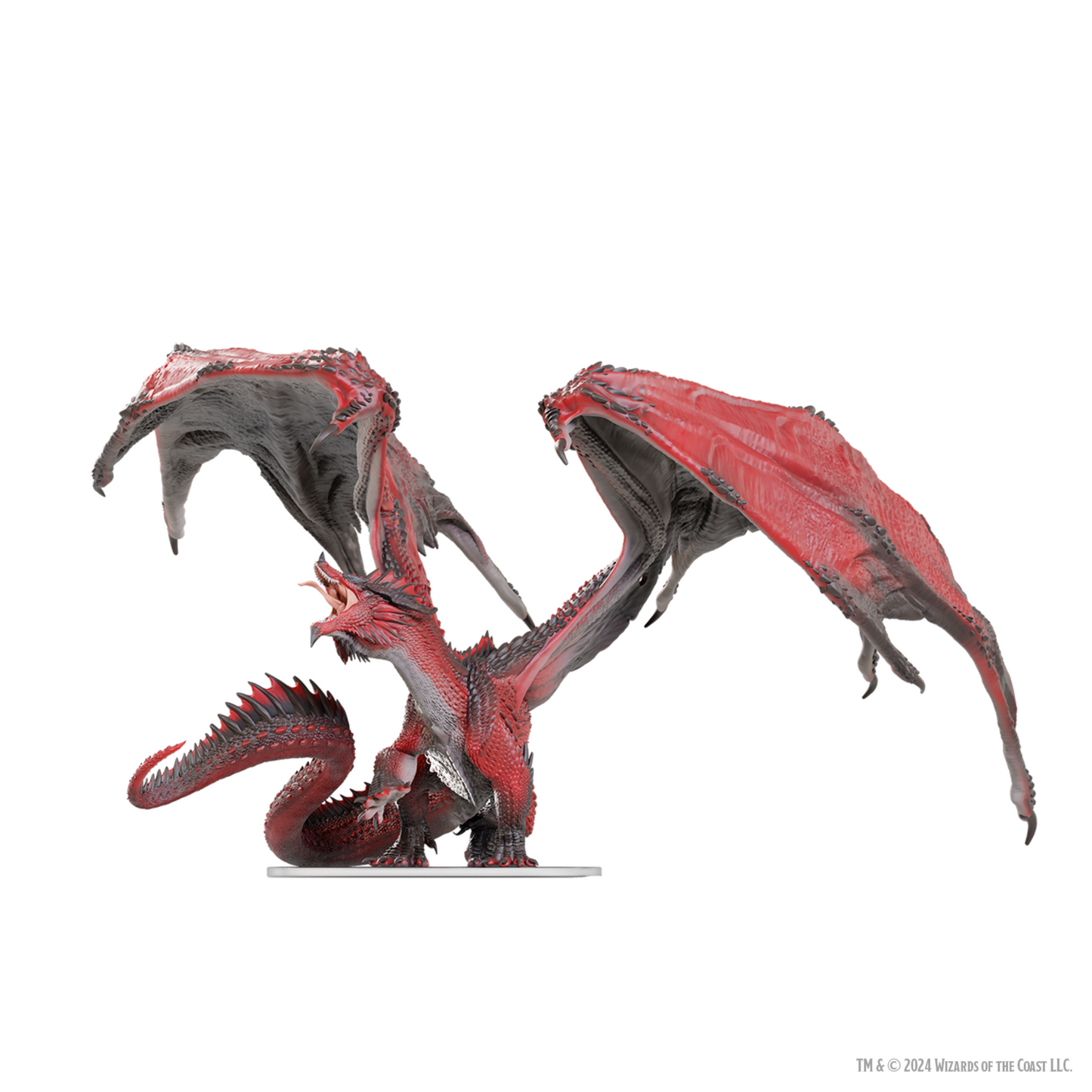 Adult Red Dragon Tyrant Side View