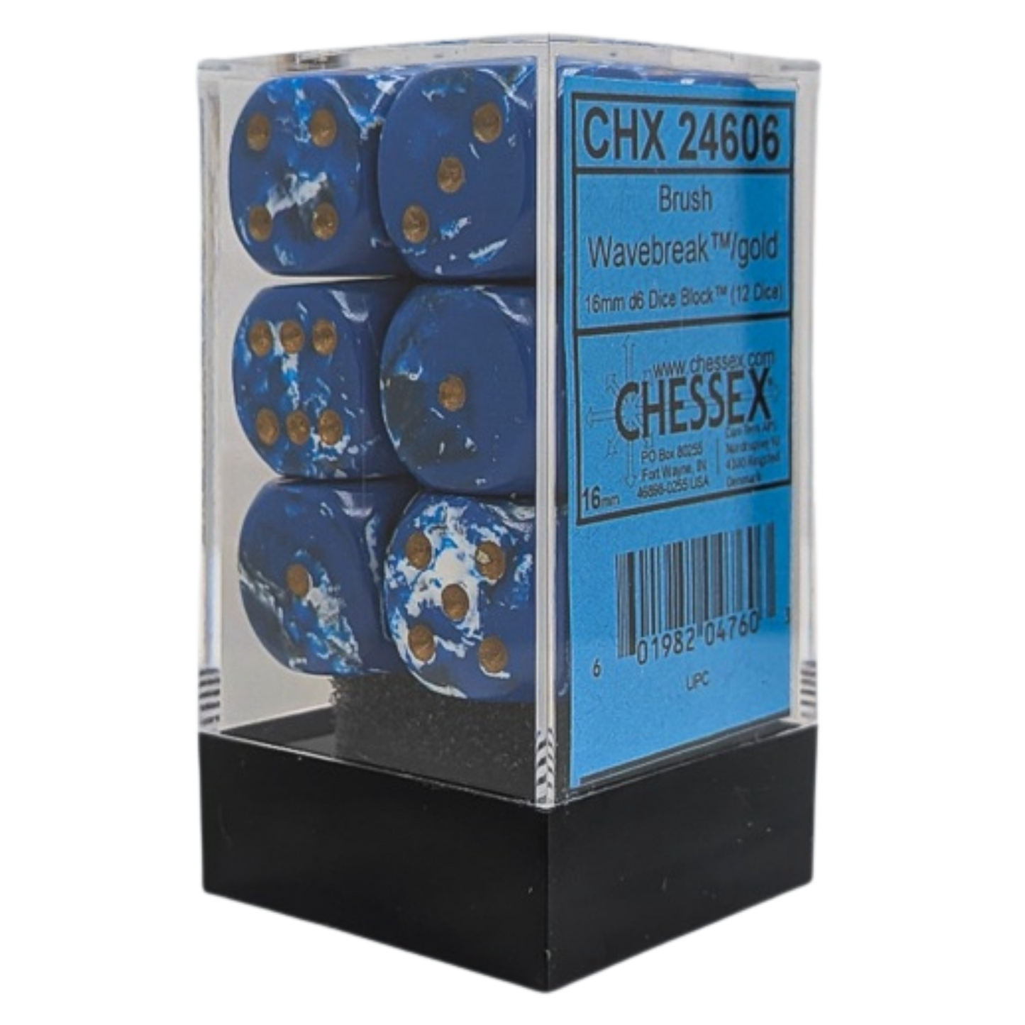 CHX24606 Brush 12D6 Polyhedral Wavebreak/Gold