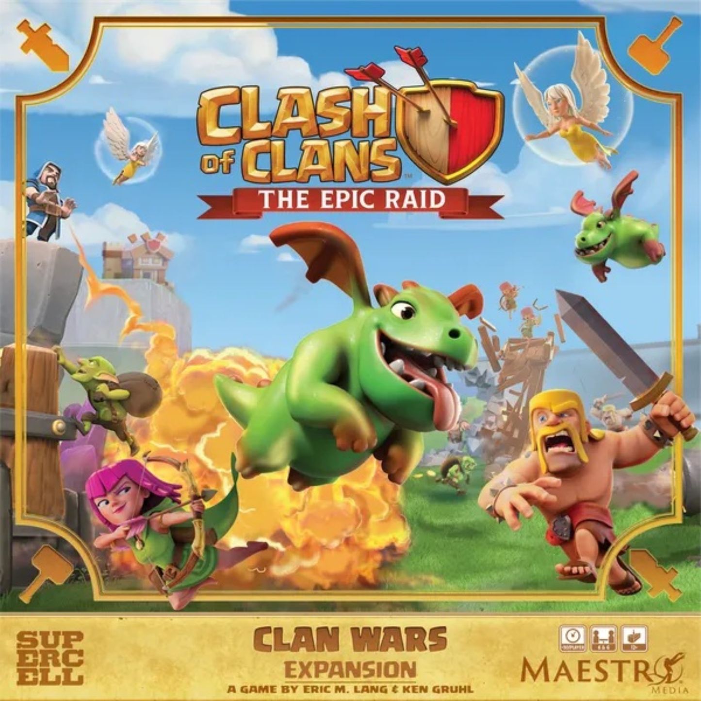 Clash of Clans The Epic Raid Clan Wars Expansion