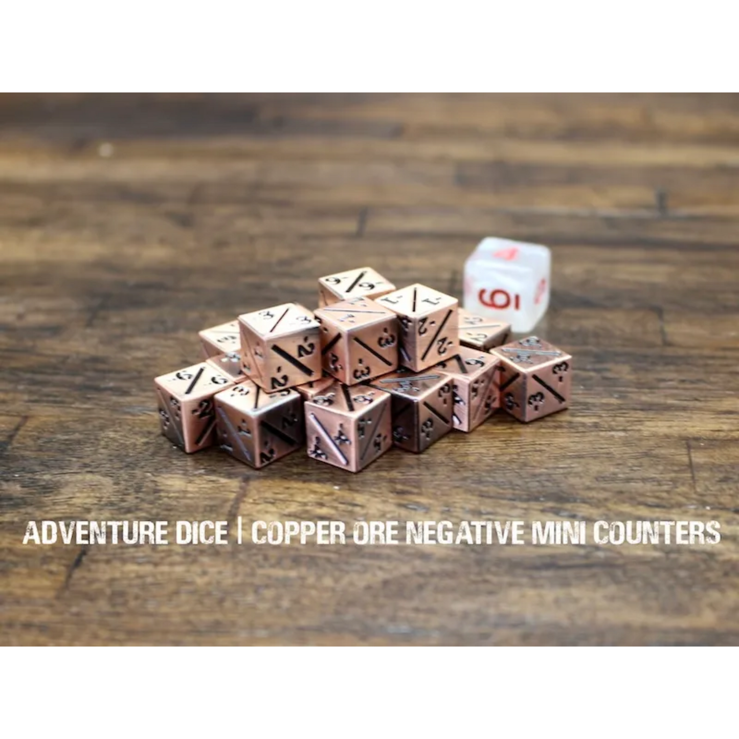 Copper Ore Negative Premium D6 Counters