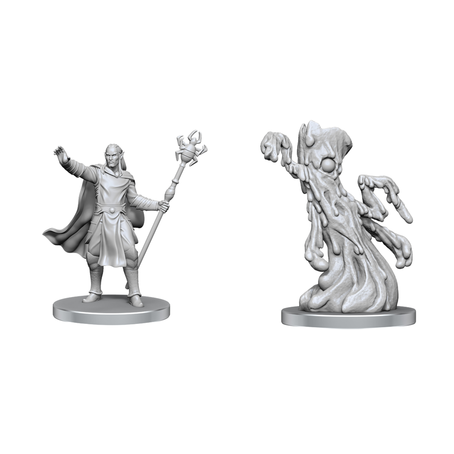 D&D Unpainted Minis: Drow Mage & Yochlol