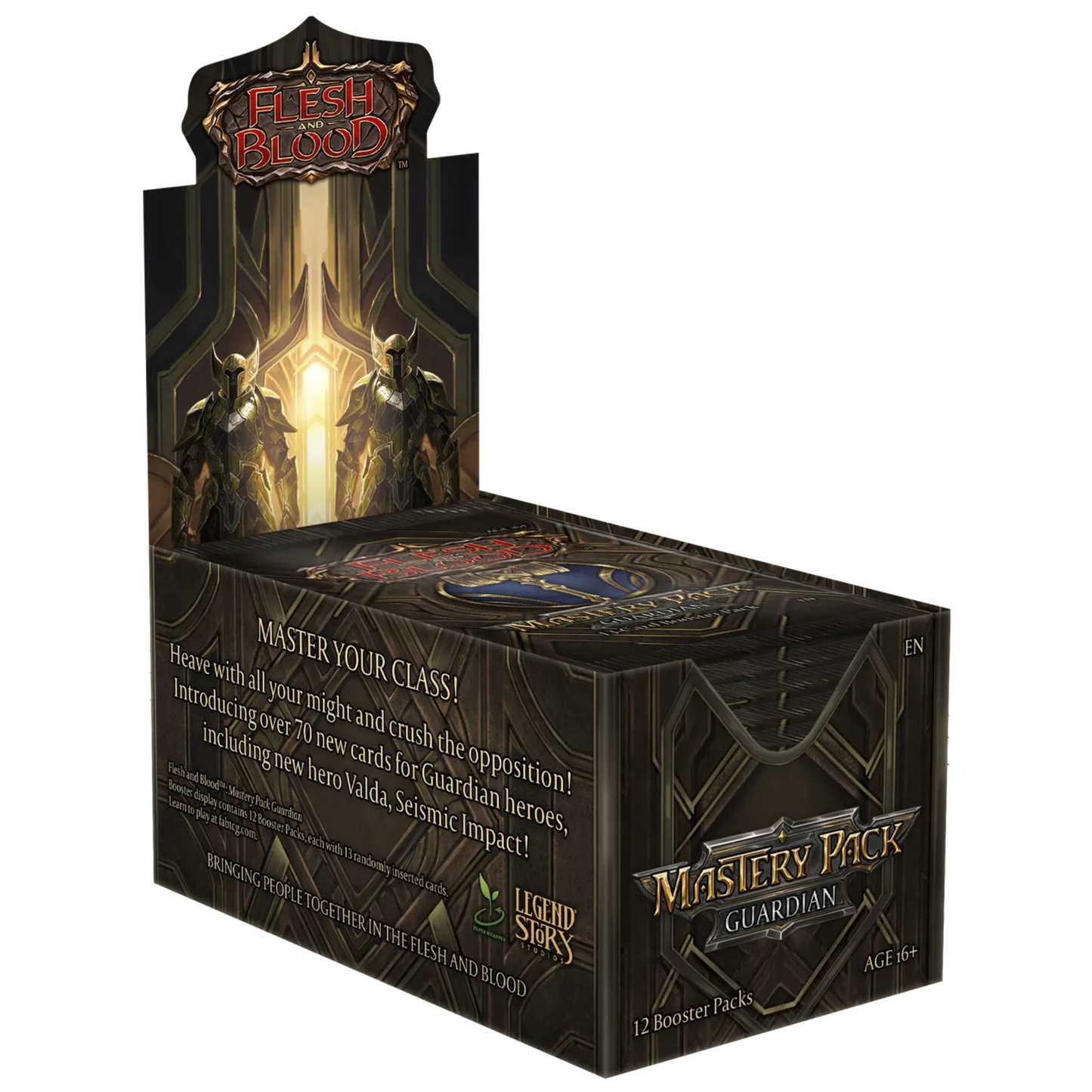 Flesh and Blood Mastery Pack Guardian Booster Display