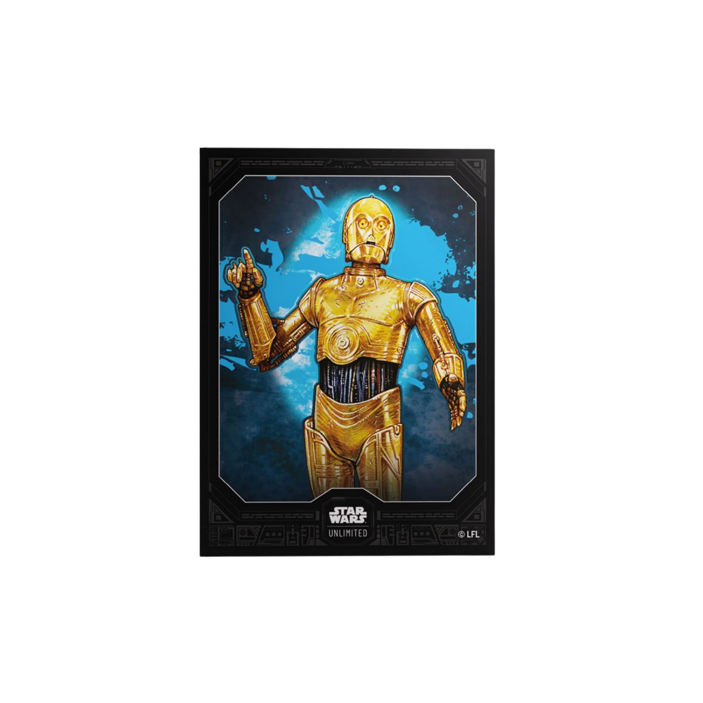 Gamegenic Sleeves: Star Wars: Unlimited - A Lawless Time: Art Sleeve: C-3PO