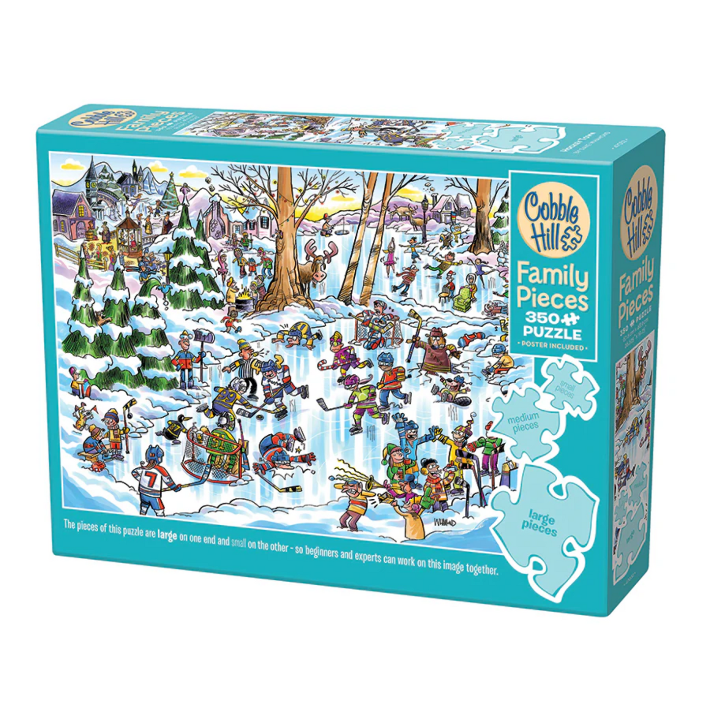 Hockey Town 350 Piece Cobble Hill Puzzle