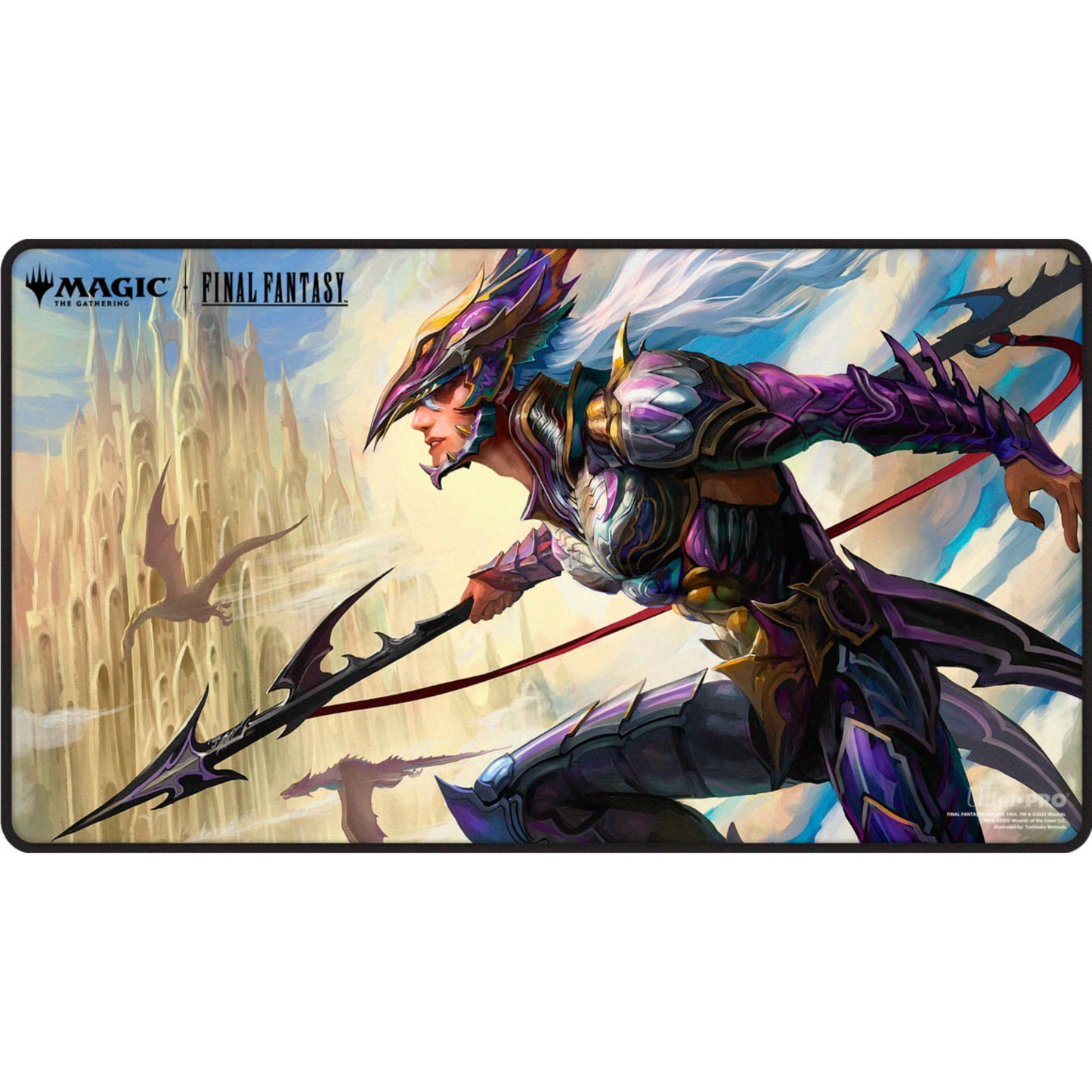 Kain, Traitorus Dragoon Black Stitched Playmat