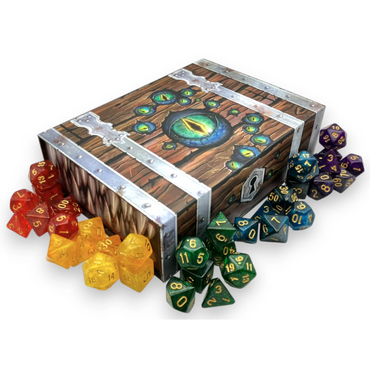 Mimic Chest and Treasure Dice Collection - A Muse N Games