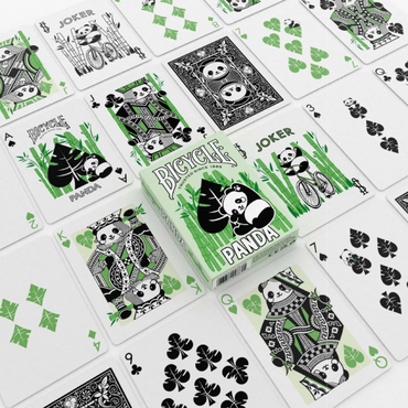 Panda Bicycle Playing cards images