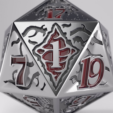 Premium Hellfire Club Metal D20 1 Face