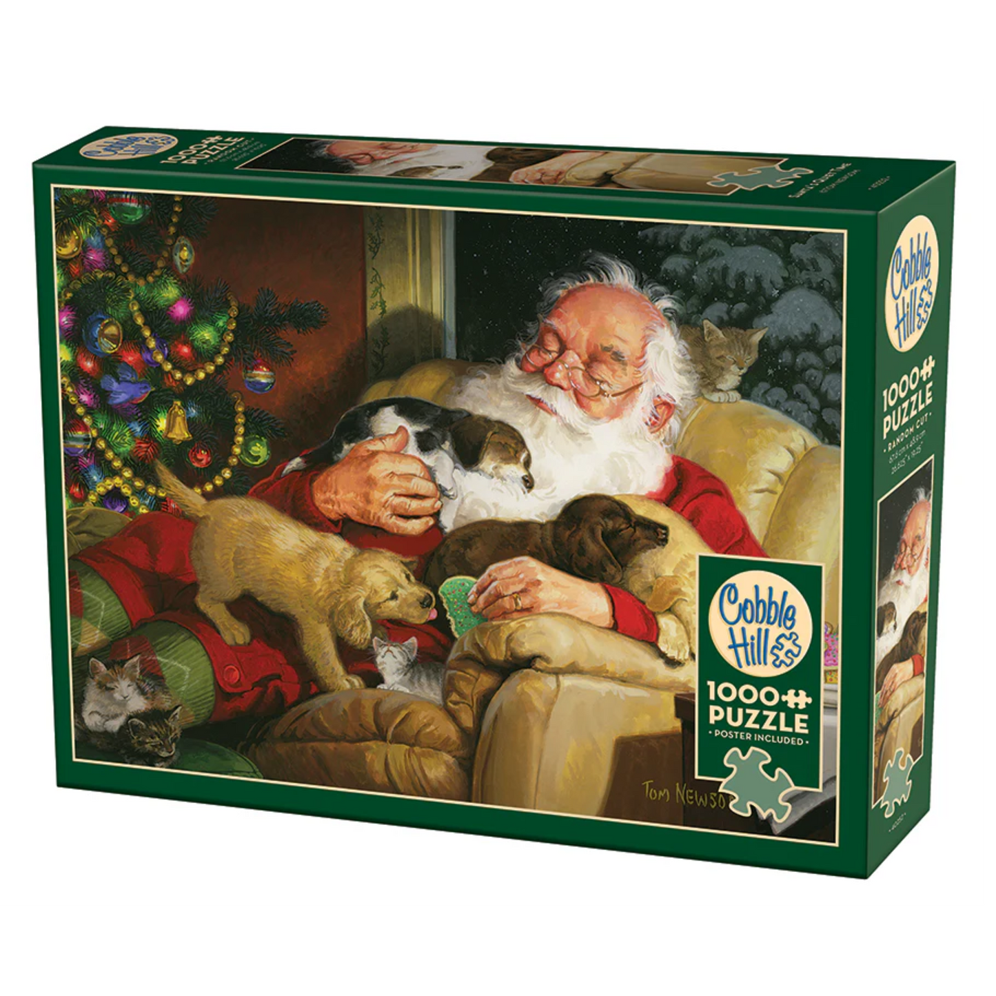 Santa's Quiet Time 1000 piece puzzle