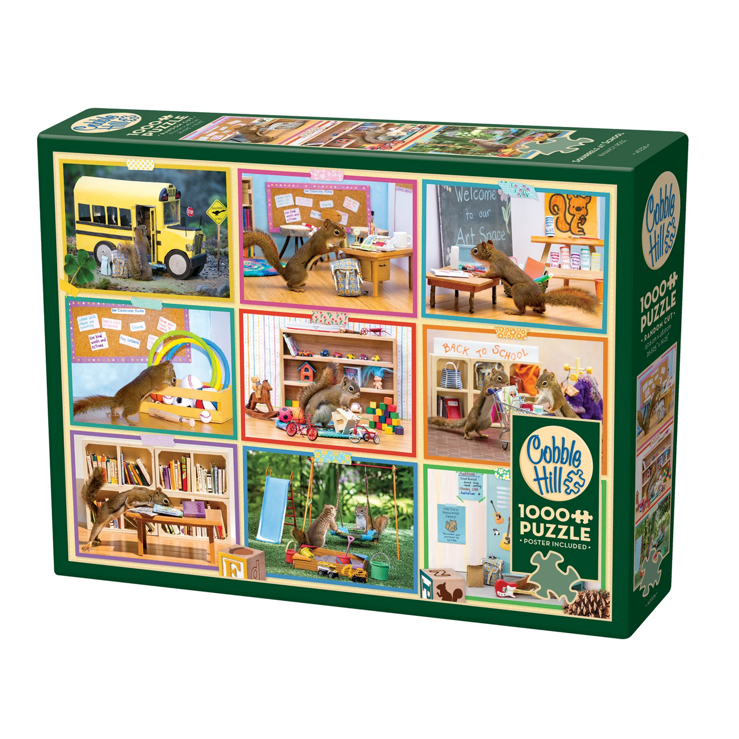 Squirrels at School 1000 piece Cobble Hill Puzzle
