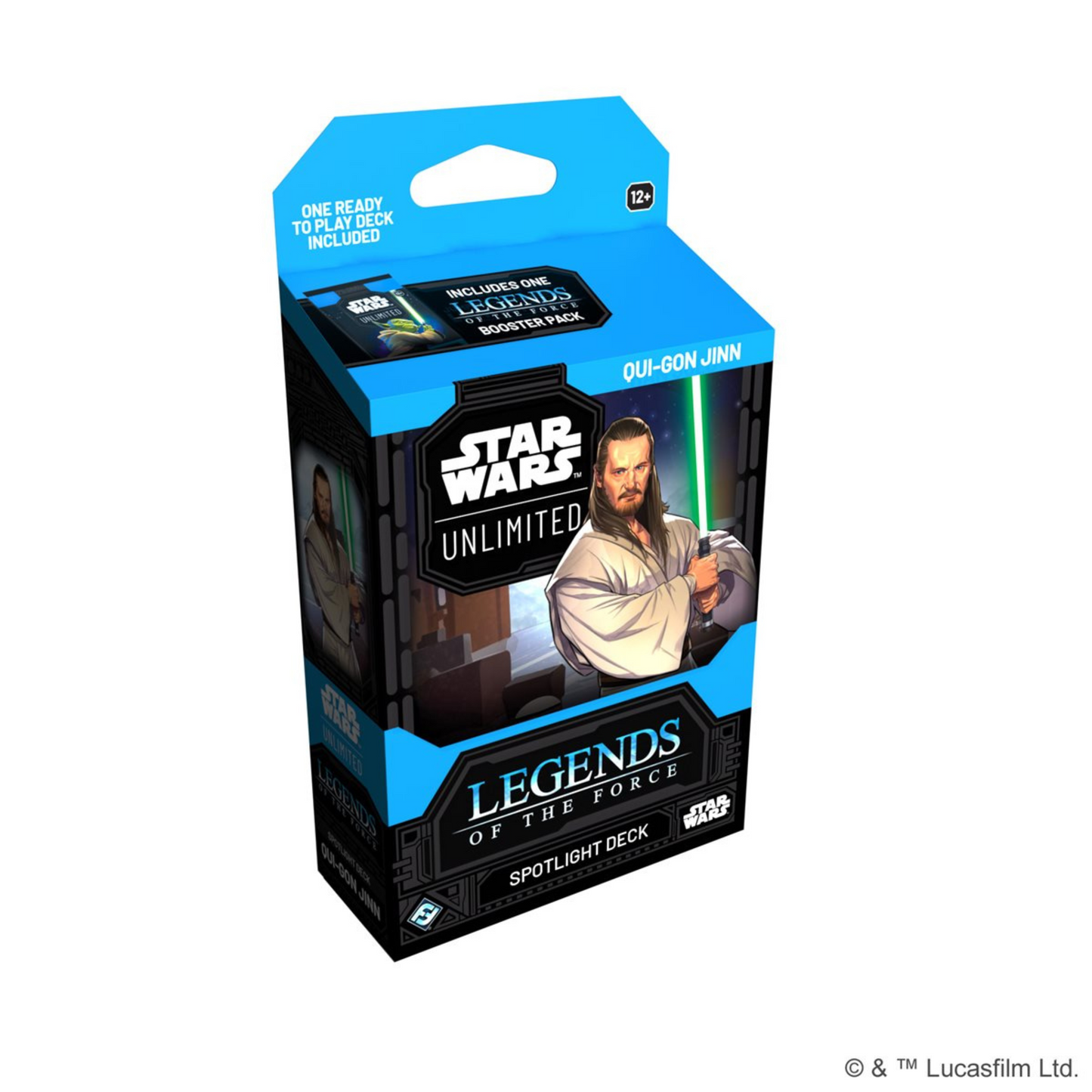 Star Wars Unlimited Legends of the Force Qui-Gon Jinn Spotlight Deck
