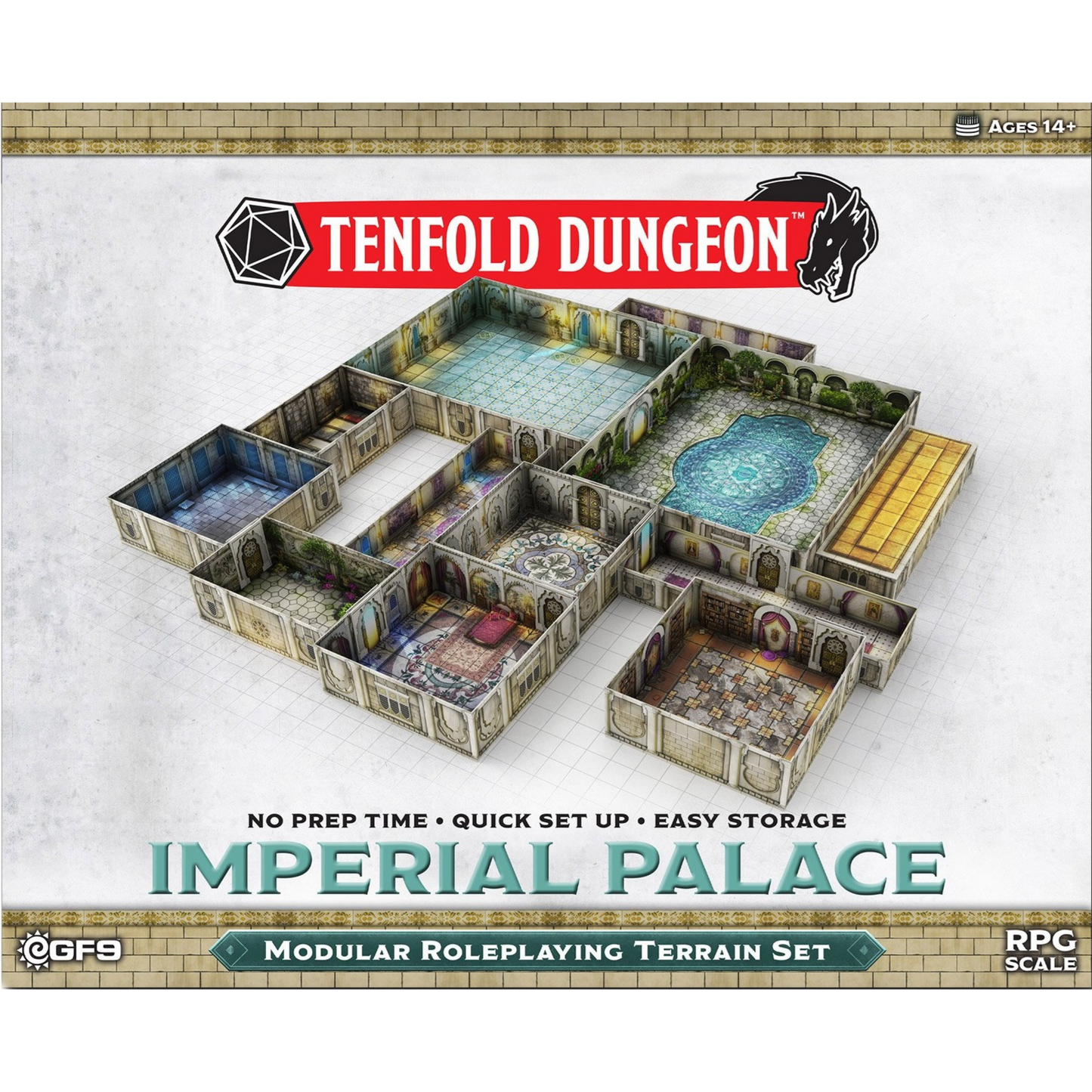 Tenfold Dungeon Terrain Set Imperial Palace