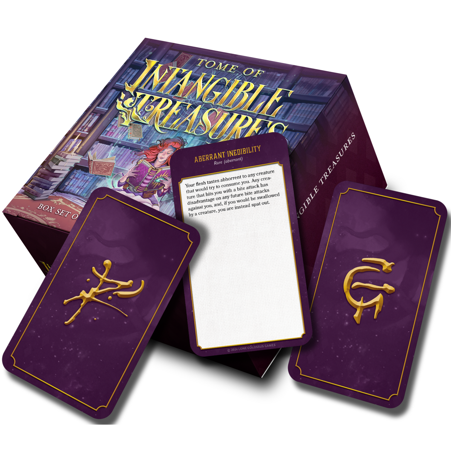 Tome of Intangible Treasures Tarot Size reference Box