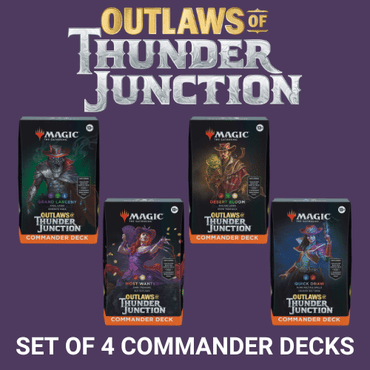 Outlaws of Thunder Junction Set of 4 Commander Decks image 0