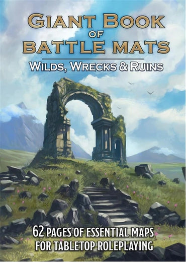 Giant Book of Battle Maps Wilds Wrecks & Ruins image 0