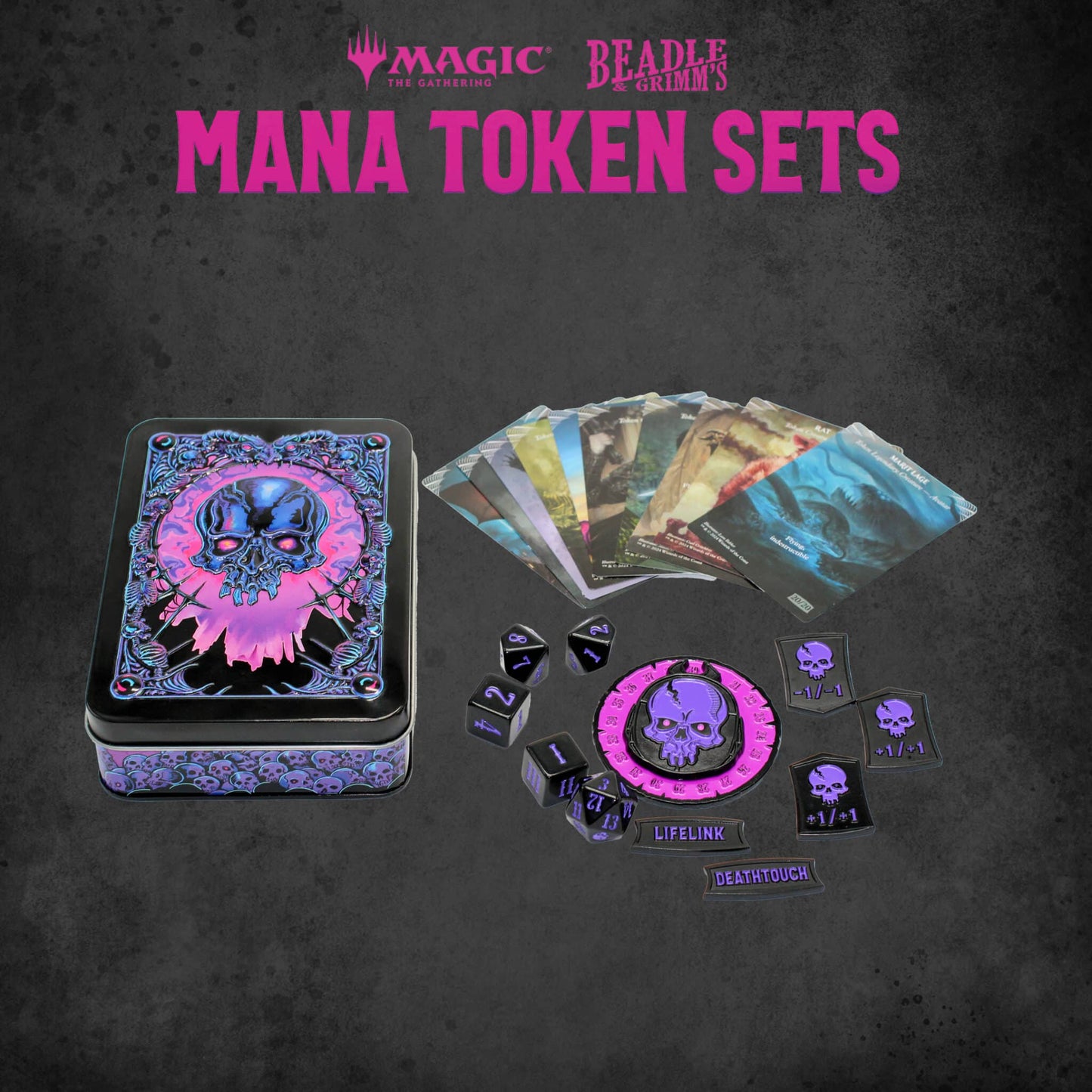 Beadle & Grimm's Magic: The Gathering Black Mana Token Set image 0