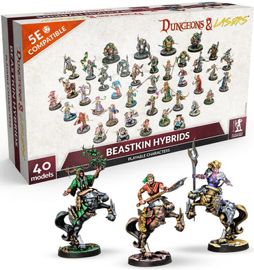 Dungeons and Lasers Beastkin Hybrids Miniature Pack image 0