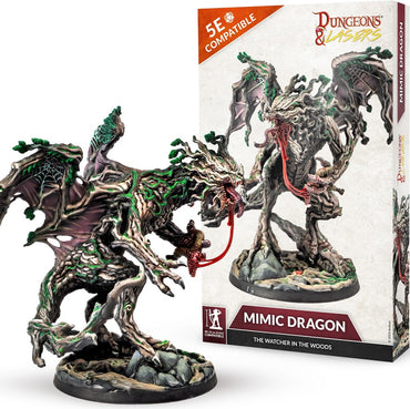 Dungeons and Lasers Mimic Dragon Miniature Pack image 0