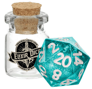 Elixir Dice Mana Extract Liquid Core Sharp Edge Resin D20 image 0