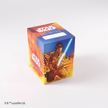 Gamegenic Luke Skywalker/Darth Vader Star Wars Unlimited Soft Crate 60 CT image 0