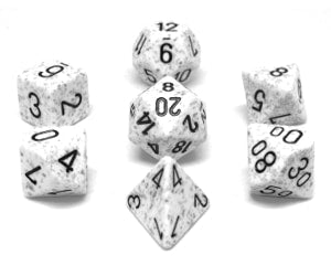 CHX25311 Artic Camo Speckled 7PC Polyhedral Set image 0