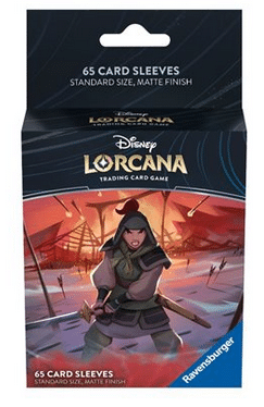 Disney Lorcana: Rise of the Floodborn Mulan Sleeves 65 Count image 0