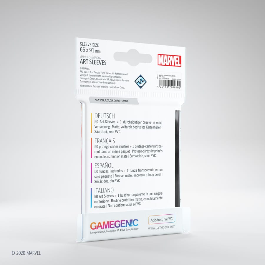 GAMGENIC MARVEL CHAMPIONS SHE-HULK SLEEVES 50 PACK image 2
