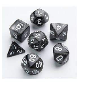 Gamegenic Galaxy: Moon 7pc Dice Set image 0