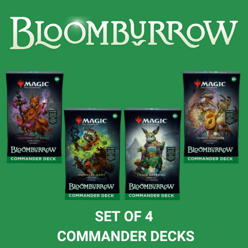 Bloomburrow Set of 4 Commander Decks A Muse N Games Bloomburrow Set of 4 Commander Decks A Muse N Games