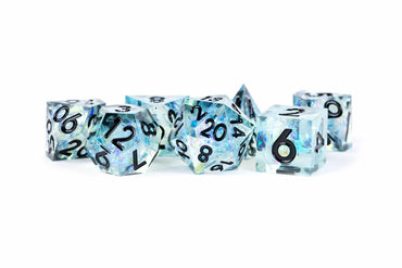 Captured Frost Sharp Edge Resin Dice 7 Piece image 0