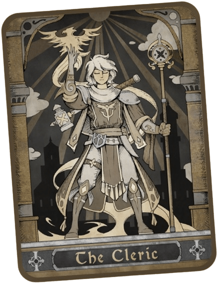 The Cleric Epic Resin Dice Set image 0