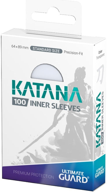 Ultimate Guard Katana Clear Inner Sleeves 100CT image 0