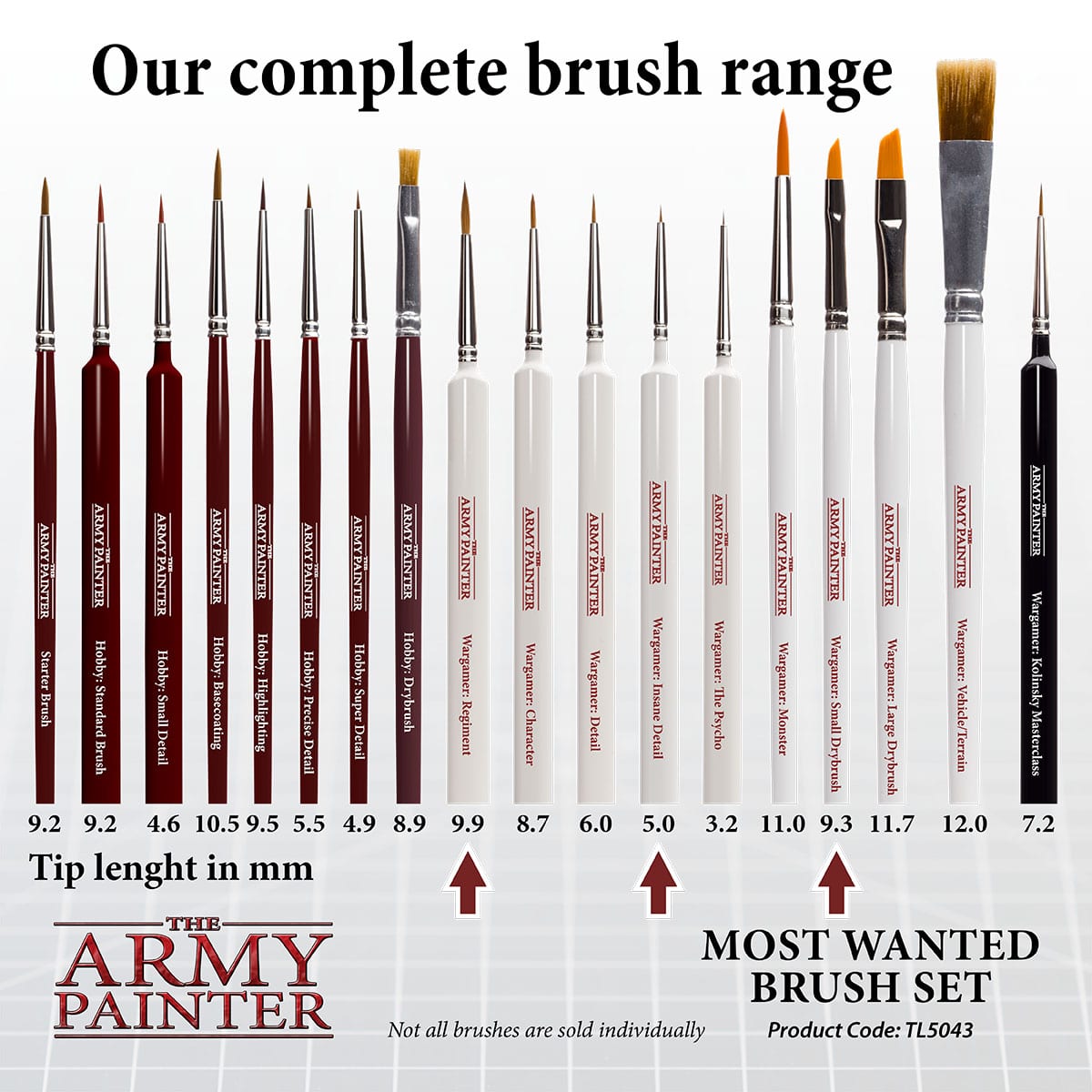 AP - MOST WANTED BRUSH SET image 1