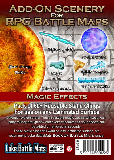 Loke Battle Mats: Add-On Scenery for RPG Maps: Magic Effects image 0